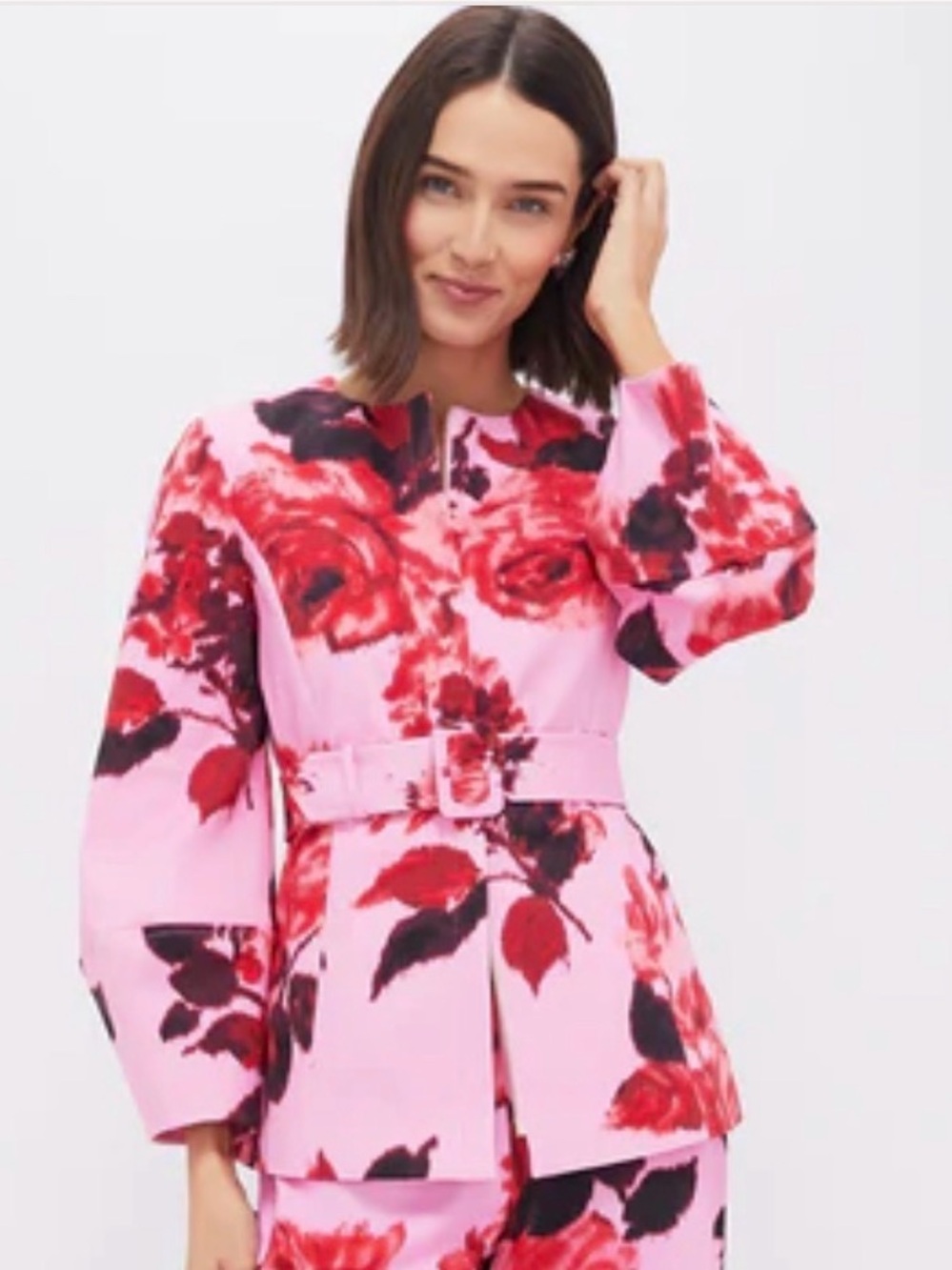 Tuckernuck Begonia Blossom Long Sleeve Rhoda Tunic Top